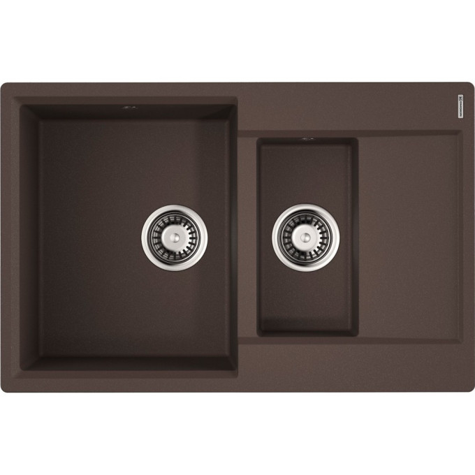Мойка OMOIKIRI DAISEN 78-2T-DC Tetogranit/темный шоколад 4993534