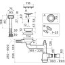 Арматура для одночашевых моек OMOIKIRI WK-1C-GB графит 4956760