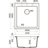 Мойка OMOIKIRI BOSEN 47-GR Tetogranit/Leningrad grey 4993594