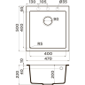 Мойка OMOIKIRI BOSEN 47A-GR Artceramic/Leningrad grey 4993816