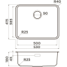 Мойка OMOIKIRI OMI 53-U/I ULTRA GB нерж.сталь/графит 4997419