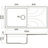Мойка OMOIKIRI YASUGATA 100-DC Tetogranit/темный шоколад 4993848
